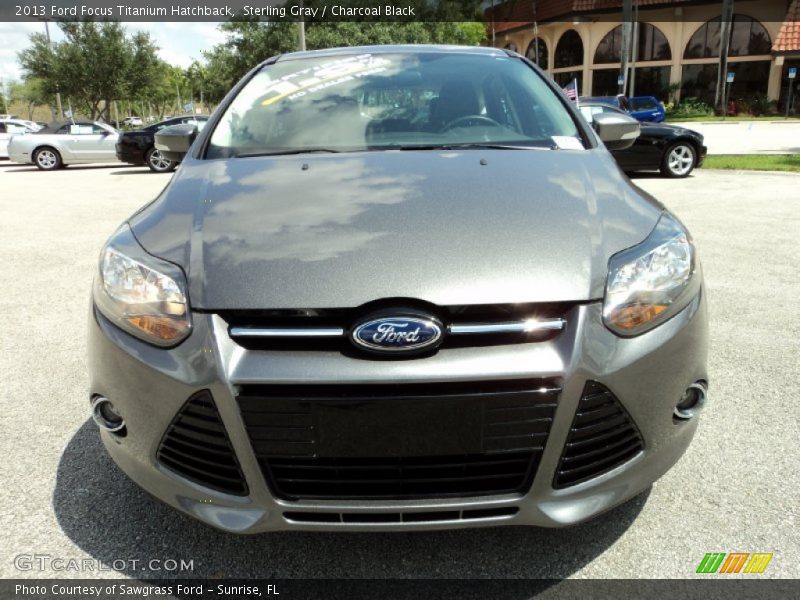 Sterling Gray / Charcoal Black 2013 Ford Focus Titanium Hatchback