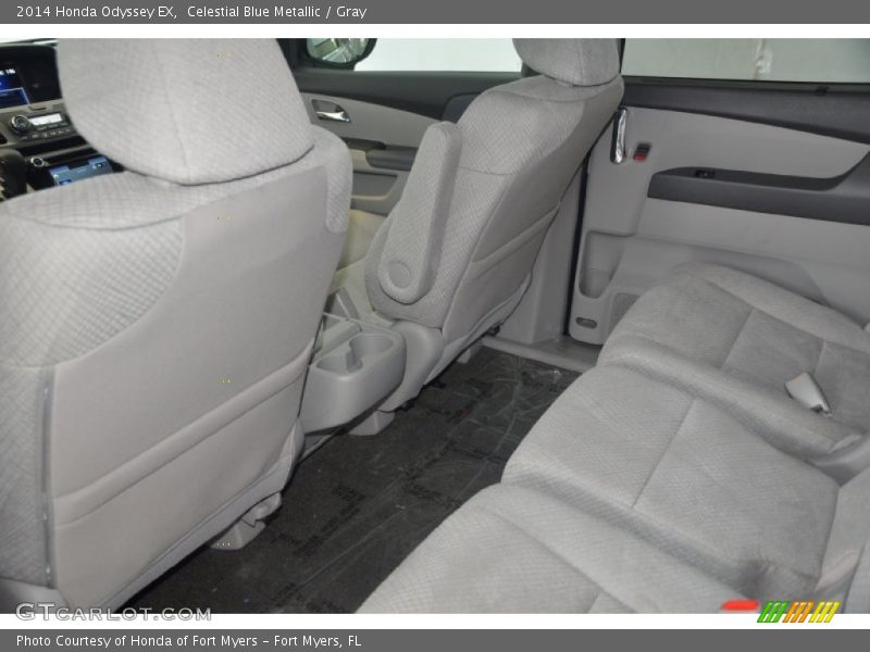 Celestial Blue Metallic / Gray 2014 Honda Odyssey EX