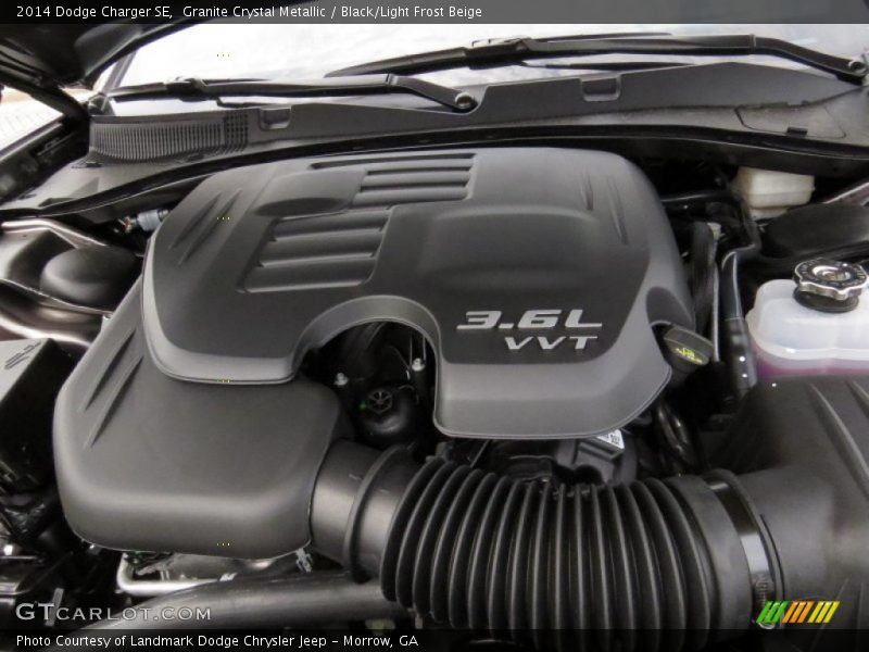 Granite Crystal Metallic / Black/Light Frost Beige 2014 Dodge Charger SE