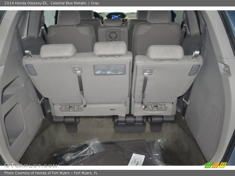 Celestial Blue Metallic / Gray 2014 Honda Odyssey EX