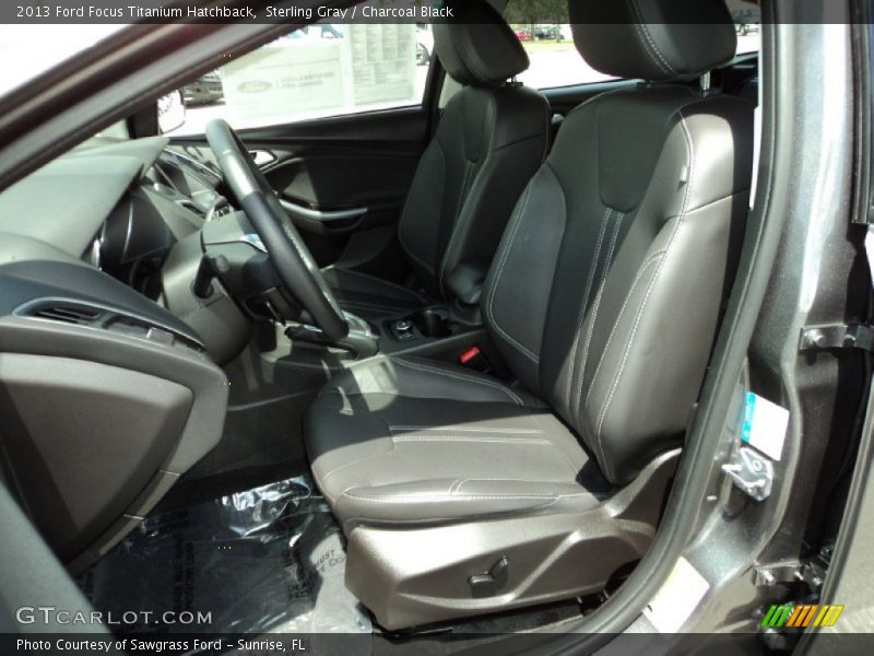 Sterling Gray / Charcoal Black 2013 Ford Focus Titanium Hatchback