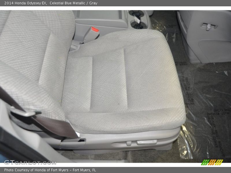 Celestial Blue Metallic / Gray 2014 Honda Odyssey EX