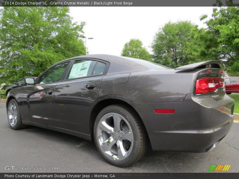 Granite Crystal Metallic / Black/Light Frost Beige 2014 Dodge Charger SE