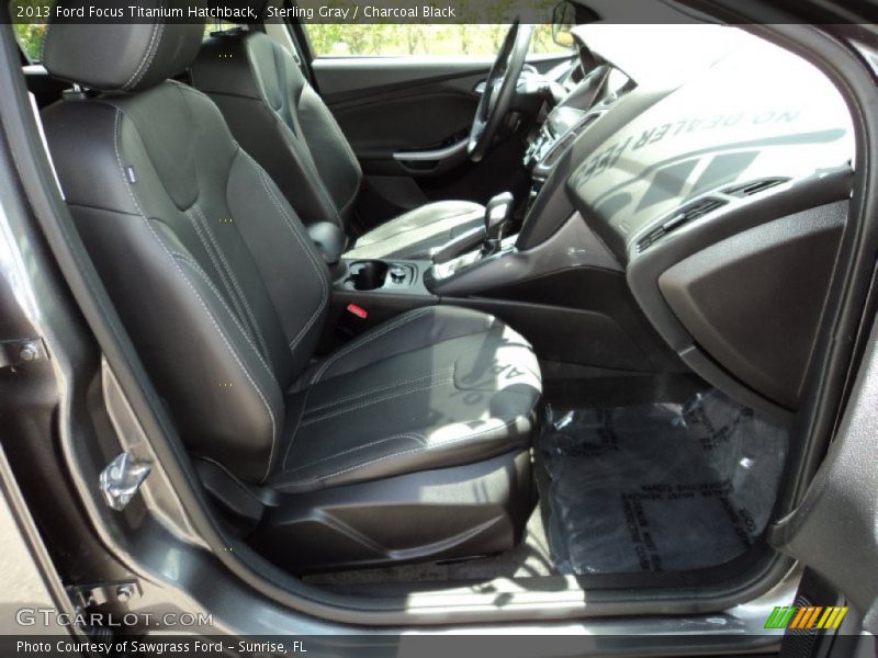 Sterling Gray / Charcoal Black 2013 Ford Focus Titanium Hatchback