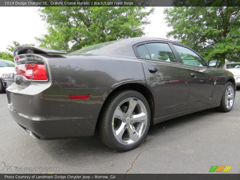 Granite Crystal Metallic / Black/Light Frost Beige 2014 Dodge Charger SE