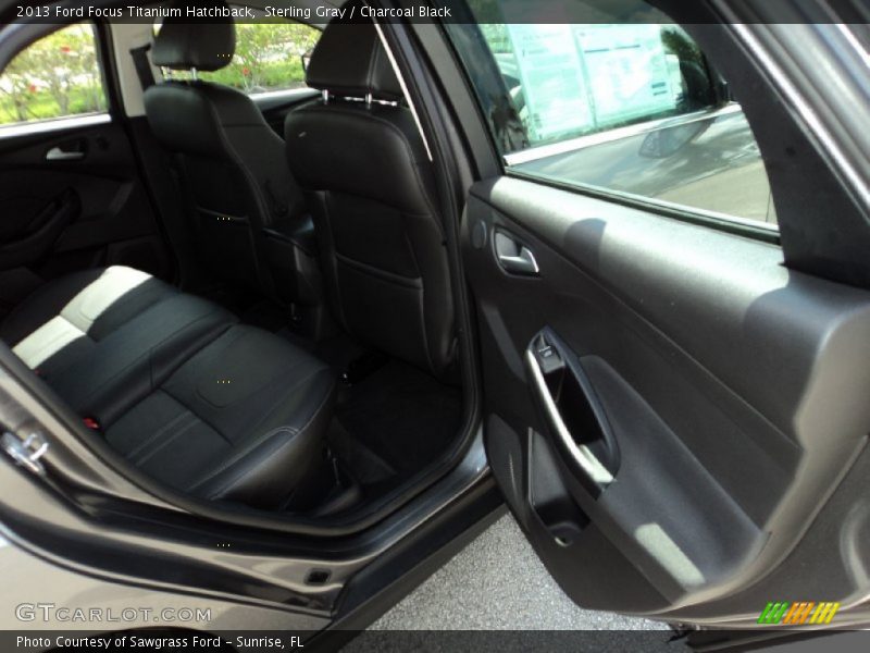 Sterling Gray / Charcoal Black 2013 Ford Focus Titanium Hatchback