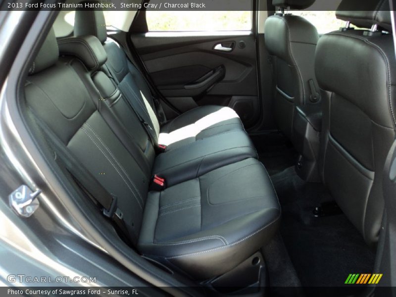 Sterling Gray / Charcoal Black 2013 Ford Focus Titanium Hatchback