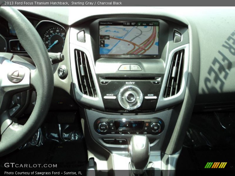 Sterling Gray / Charcoal Black 2013 Ford Focus Titanium Hatchback