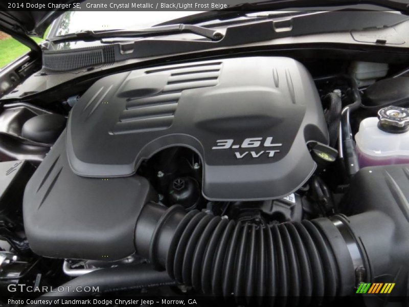 Granite Crystal Metallic / Black/Light Frost Beige 2014 Dodge Charger SE