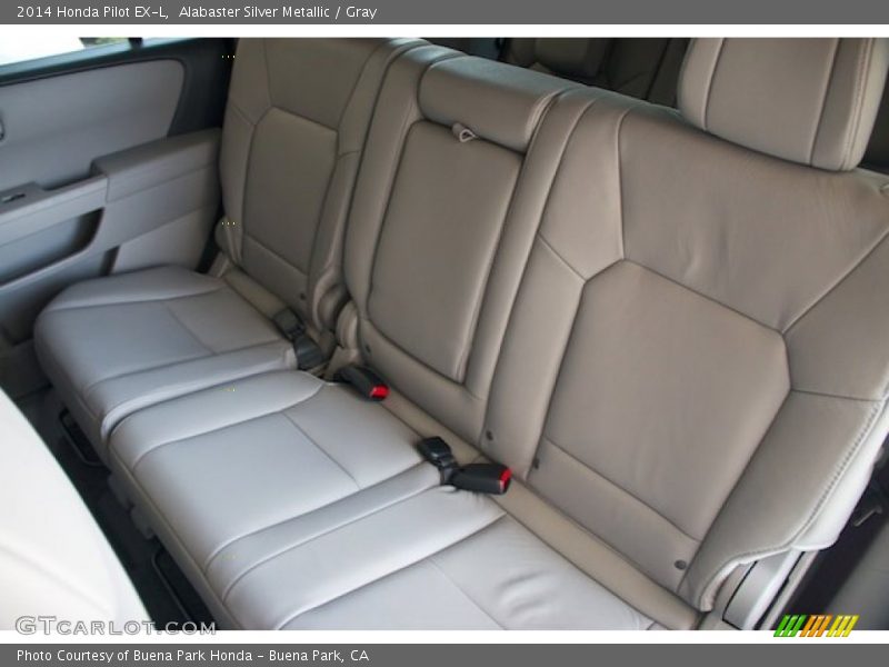 Alabaster Silver Metallic / Gray 2014 Honda Pilot EX-L