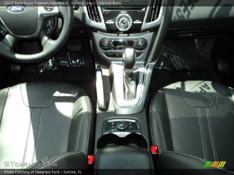 Sterling Gray / Charcoal Black 2013 Ford Focus Titanium Hatchback