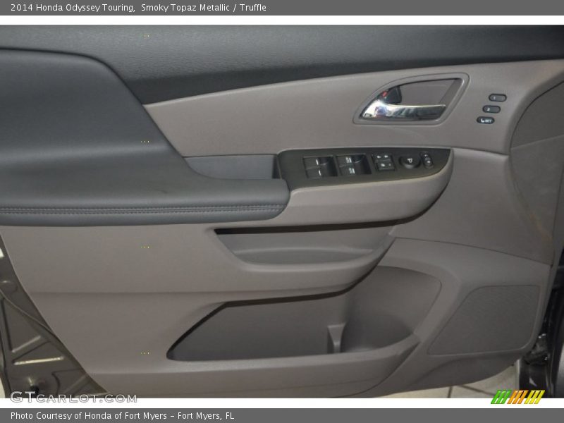 Smoky Topaz Metallic / Truffle 2014 Honda Odyssey Touring