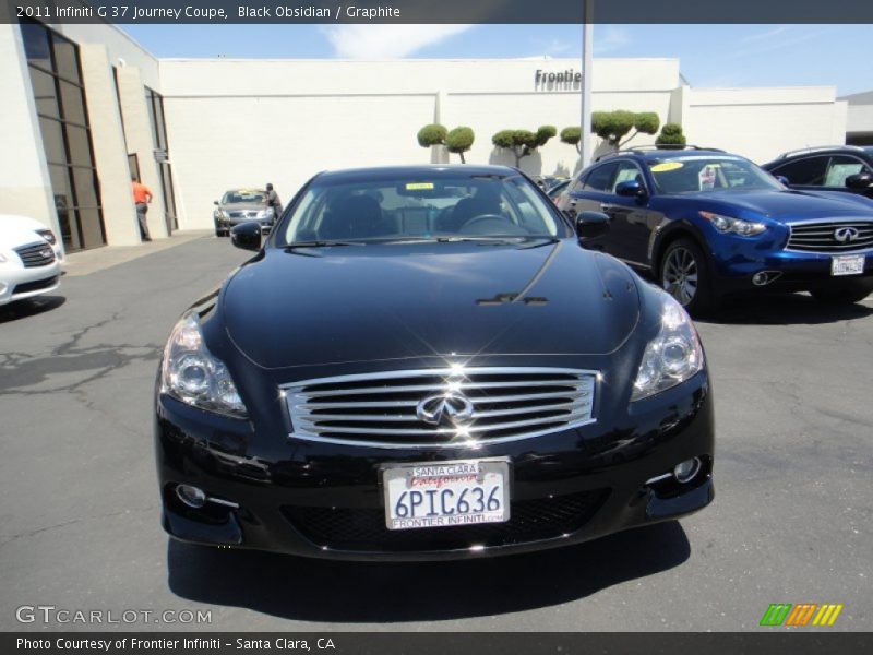 Black Obsidian / Graphite 2011 Infiniti G 37 Journey Coupe