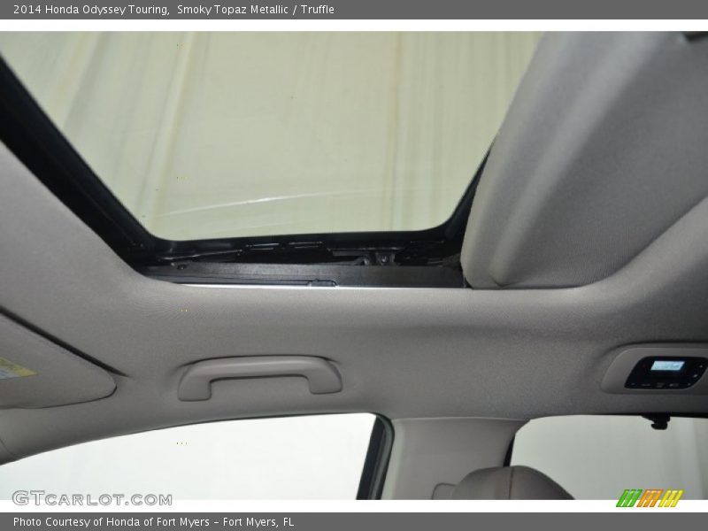 Smoky Topaz Metallic / Truffle 2014 Honda Odyssey Touring