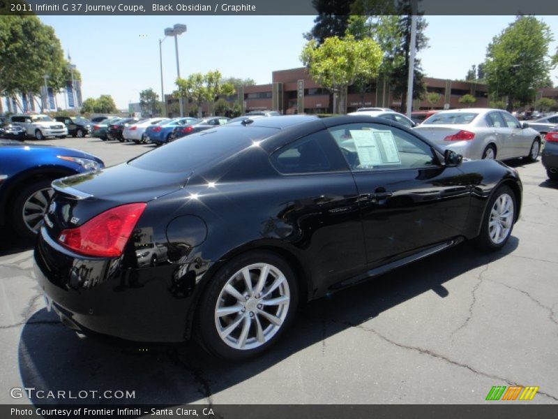 Black Obsidian / Graphite 2011 Infiniti G 37 Journey Coupe