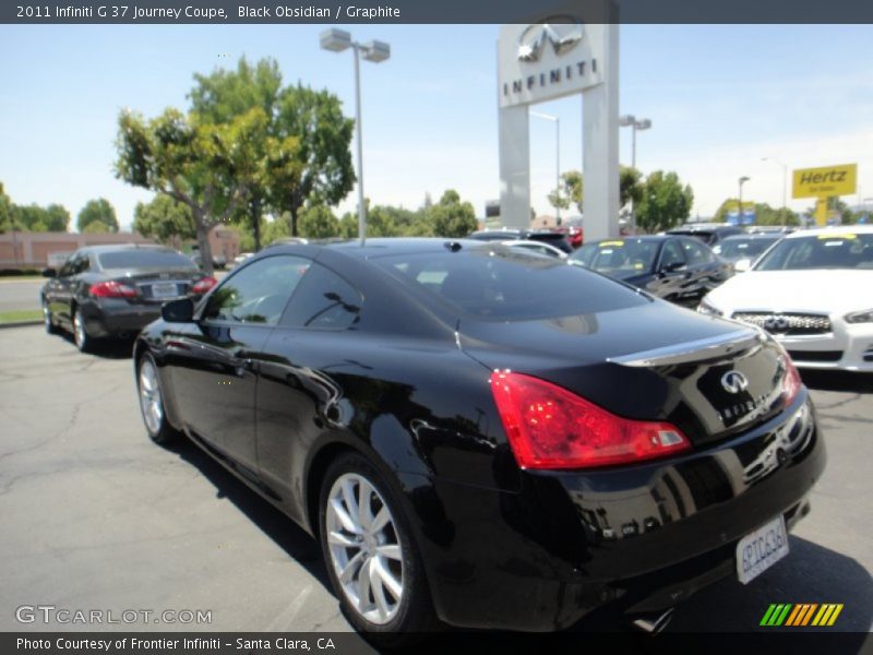 Black Obsidian / Graphite 2011 Infiniti G 37 Journey Coupe