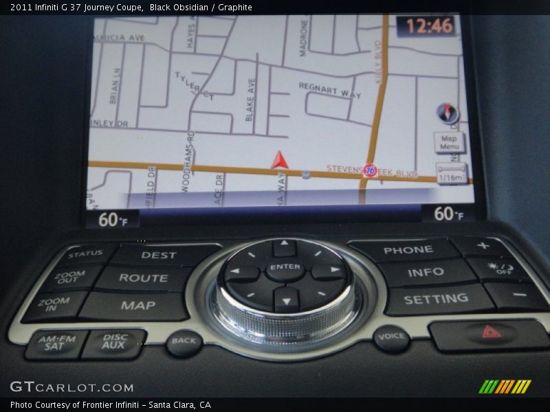 Black Obsidian / Graphite 2011 Infiniti G 37 Journey Coupe