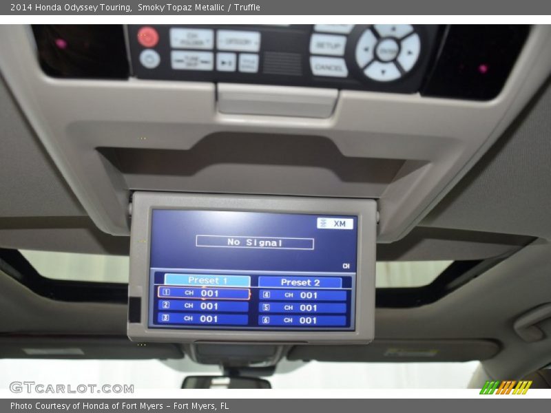 Smoky Topaz Metallic / Truffle 2014 Honda Odyssey Touring