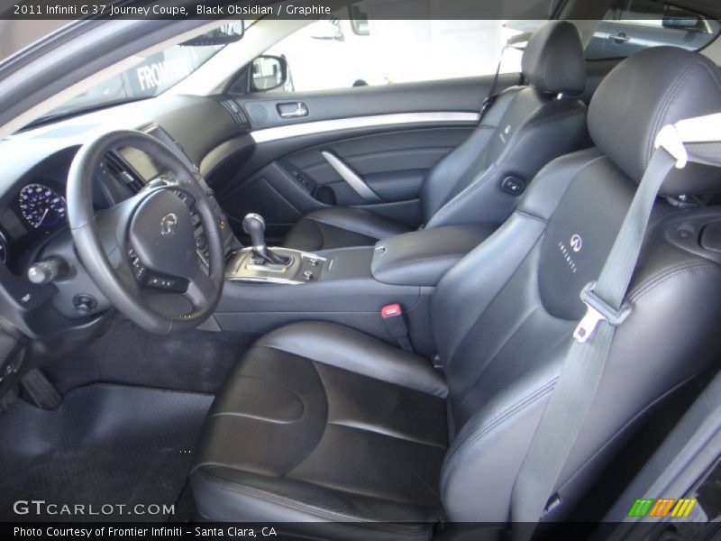 Black Obsidian / Graphite 2011 Infiniti G 37 Journey Coupe
