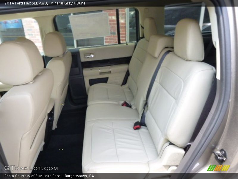 Mineral Gray / Dune 2014 Ford Flex SEL AWD