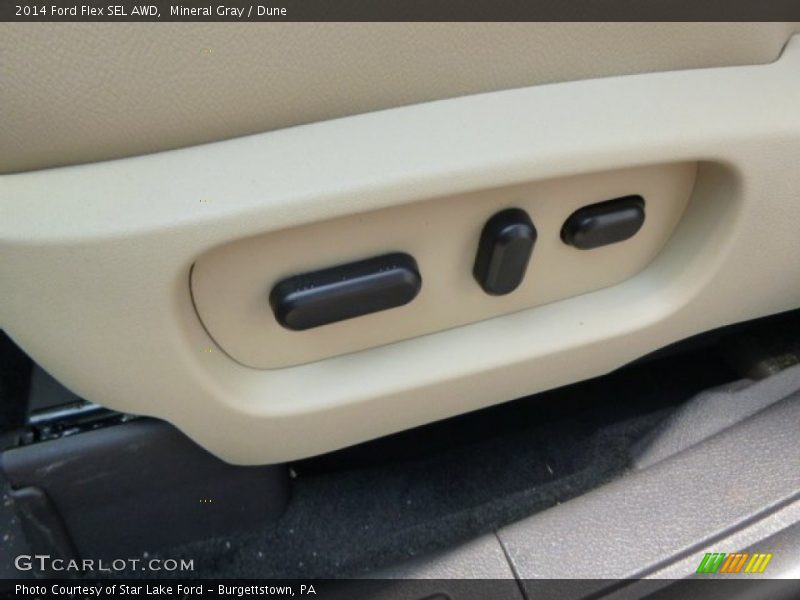 Mineral Gray / Dune 2014 Ford Flex SEL AWD