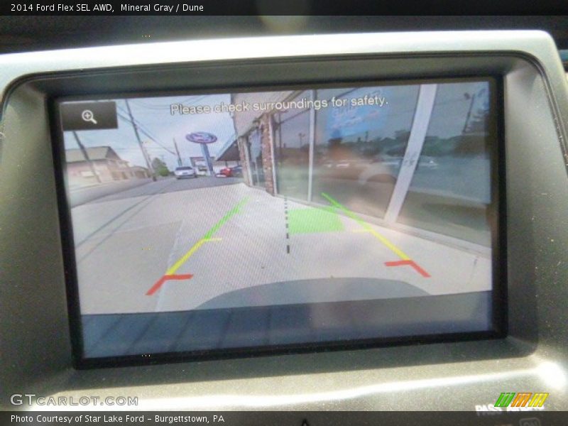 Mineral Gray / Dune 2014 Ford Flex SEL AWD