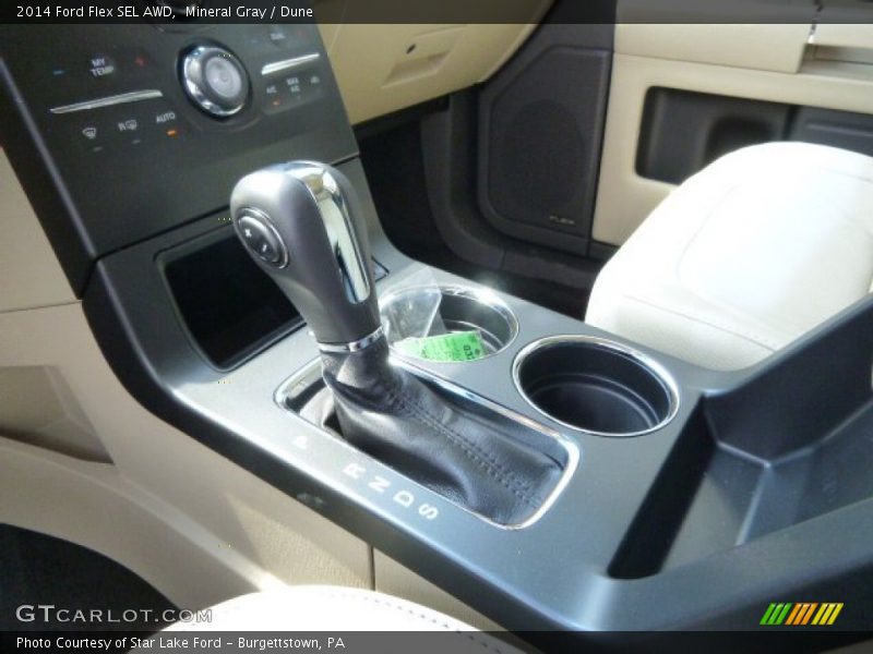 Mineral Gray / Dune 2014 Ford Flex SEL AWD