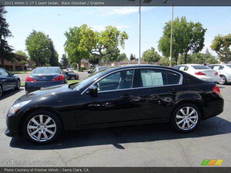 Black Obsidian / Graphite 2011 Infiniti G 37 S Sport Sedan