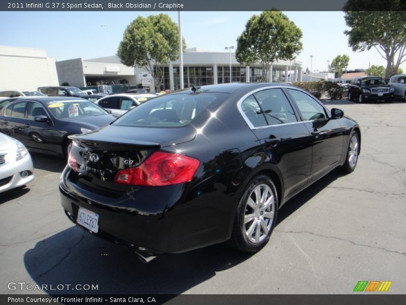 Black Obsidian / Graphite 2011 Infiniti G 37 S Sport Sedan