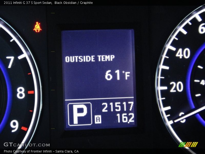 Black Obsidian / Graphite 2011 Infiniti G 37 S Sport Sedan
