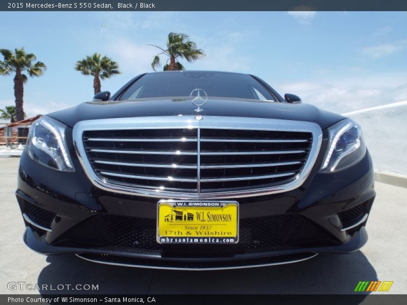 Black / Black 2015 Mercedes-Benz S 550 Sedan