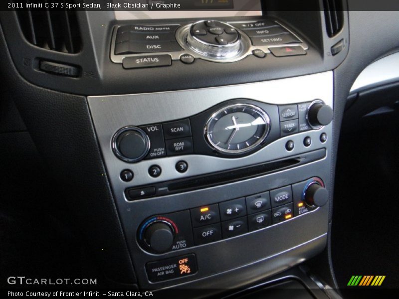 Black Obsidian / Graphite 2011 Infiniti G 37 S Sport Sedan