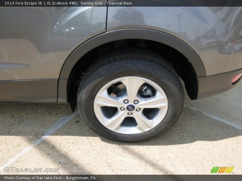 Sterling Gray / Charcoal Black 2014 Ford Escape SE 1.6L EcoBoost 4WD