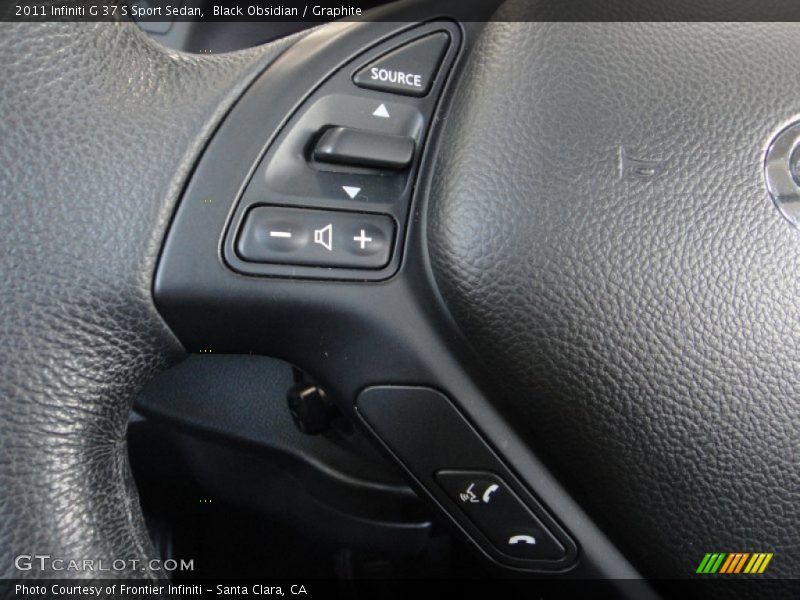 Black Obsidian / Graphite 2011 Infiniti G 37 S Sport Sedan