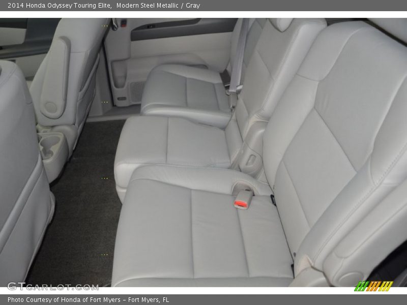 Modern Steel Metallic / Gray 2014 Honda Odyssey Touring Elite