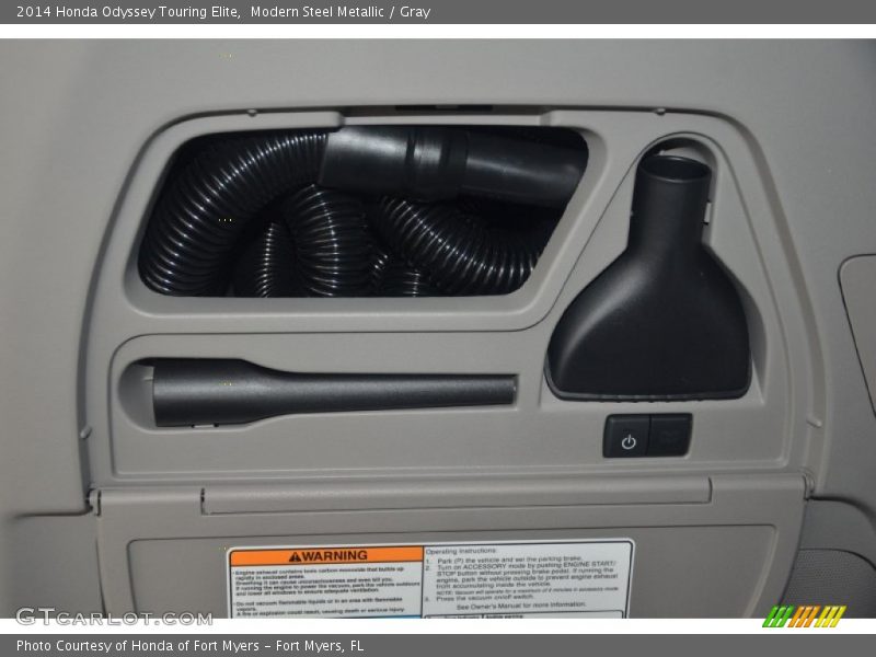 Modern Steel Metallic / Gray 2014 Honda Odyssey Touring Elite