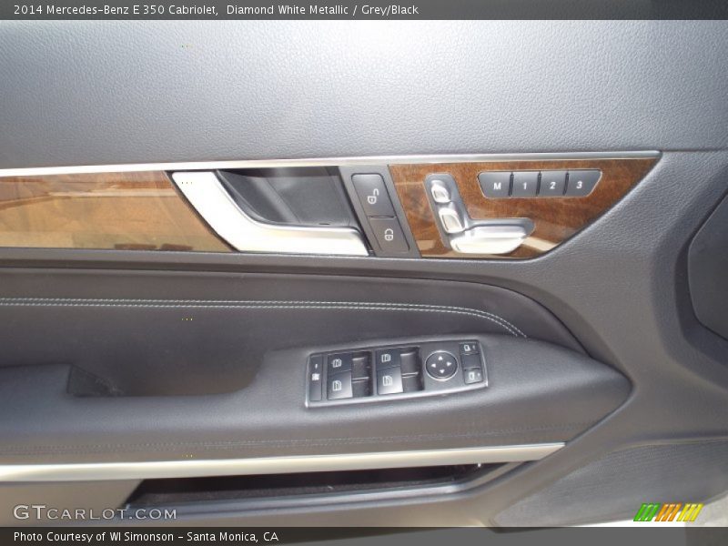 Diamond White Metallic / Grey/Black 2014 Mercedes-Benz E 350 Cabriolet