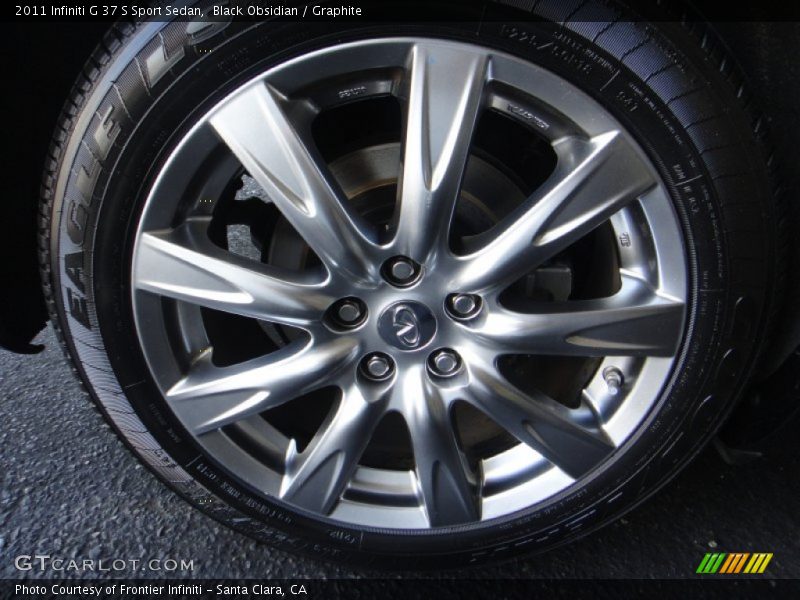 Black Obsidian / Graphite 2011 Infiniti G 37 S Sport Sedan