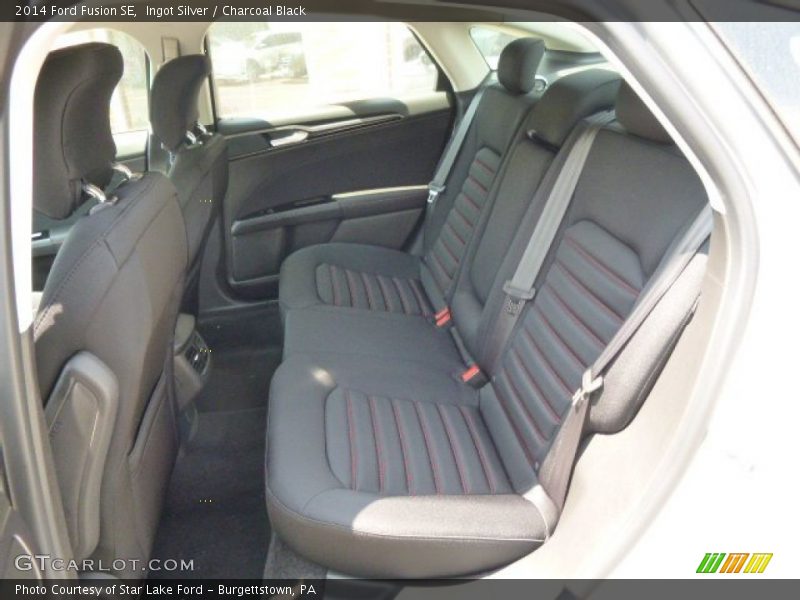 Ingot Silver / Charcoal Black 2014 Ford Fusion SE