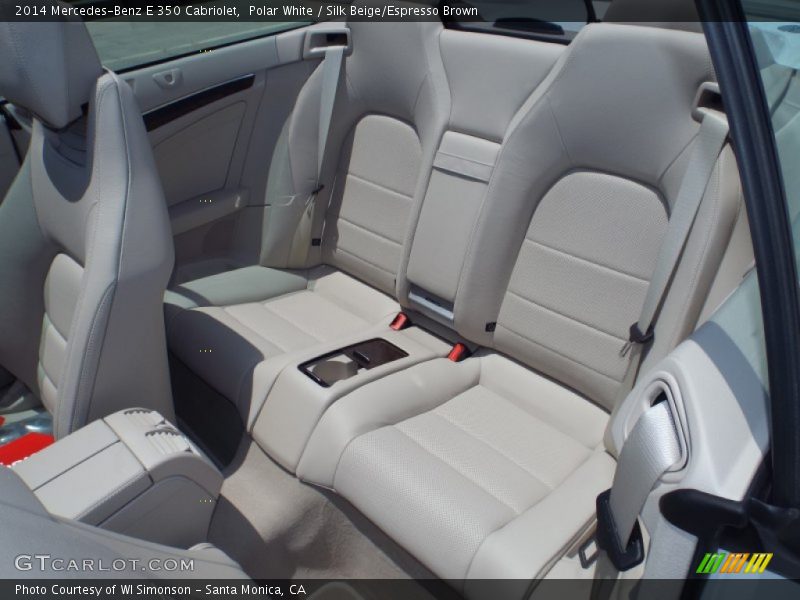 Polar White / Silk Beige/Espresso Brown 2014 Mercedes-Benz E 350 Cabriolet