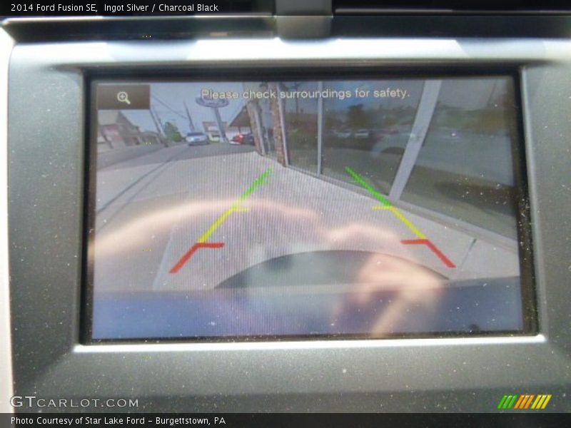 Ingot Silver / Charcoal Black 2014 Ford Fusion SE