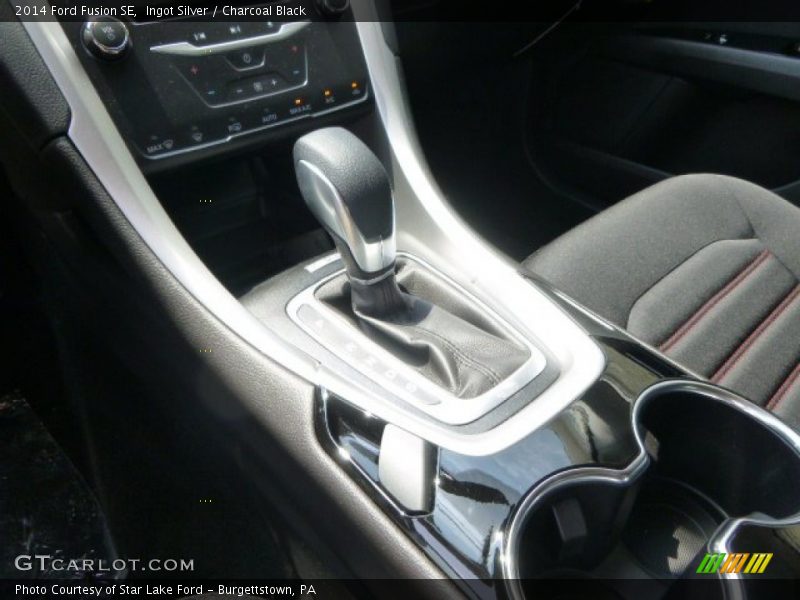 Ingot Silver / Charcoal Black 2014 Ford Fusion SE