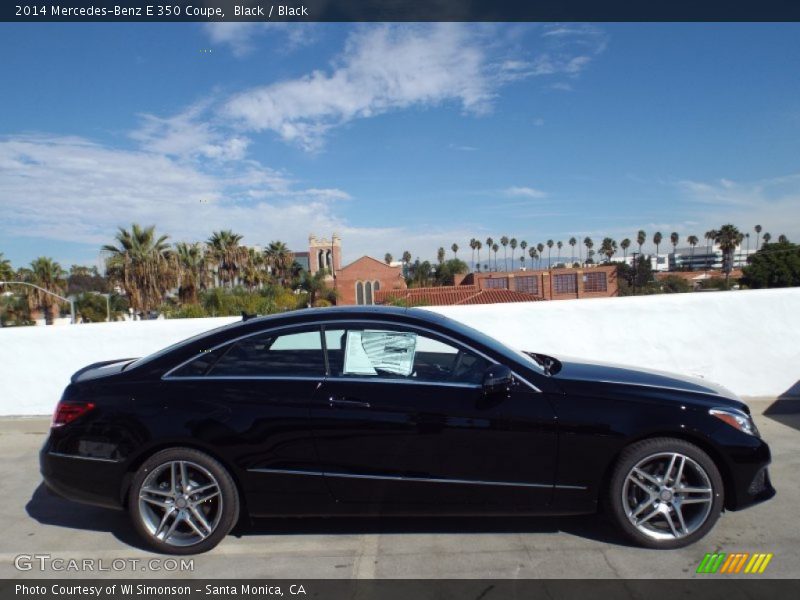 Black / Black 2014 Mercedes-Benz E 350 Coupe