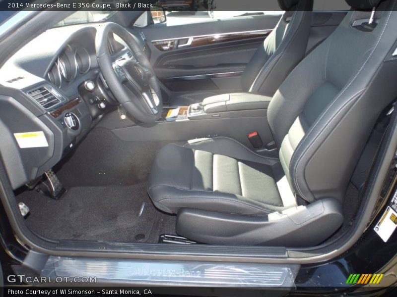 Black / Black 2014 Mercedes-Benz E 350 Coupe