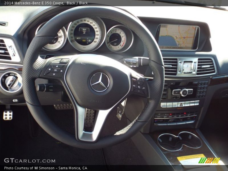Black / Black 2014 Mercedes-Benz E 350 Coupe