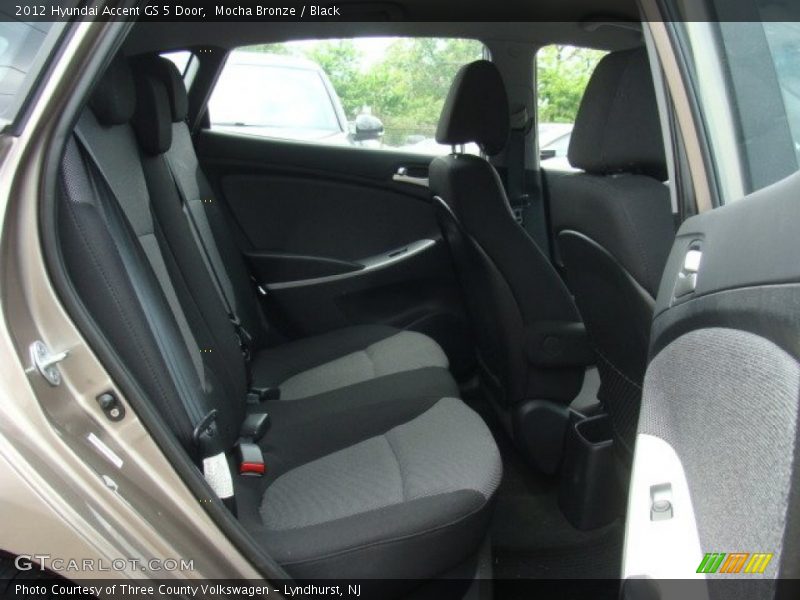 Mocha Bronze / Black 2012 Hyundai Accent GS 5 Door