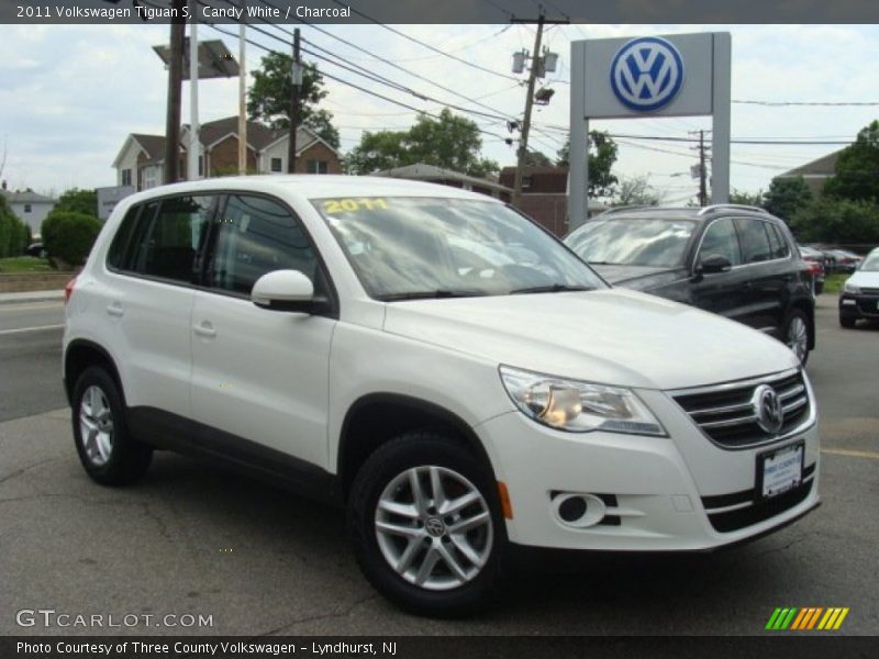 Candy White / Charcoal 2011 Volkswagen Tiguan S