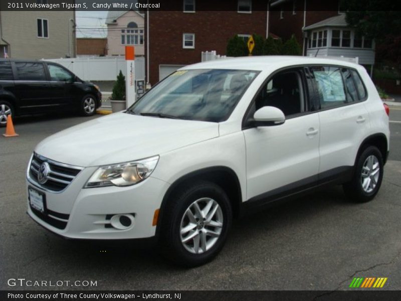 Candy White / Charcoal 2011 Volkswagen Tiguan S