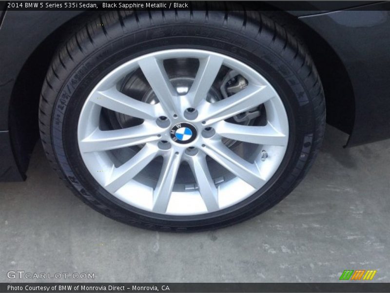 Black Sapphire Metallic / Black 2014 BMW 5 Series 535i Sedan