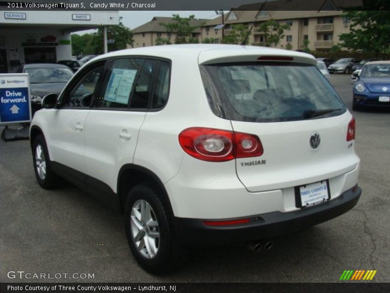 Candy White / Charcoal 2011 Volkswagen Tiguan S